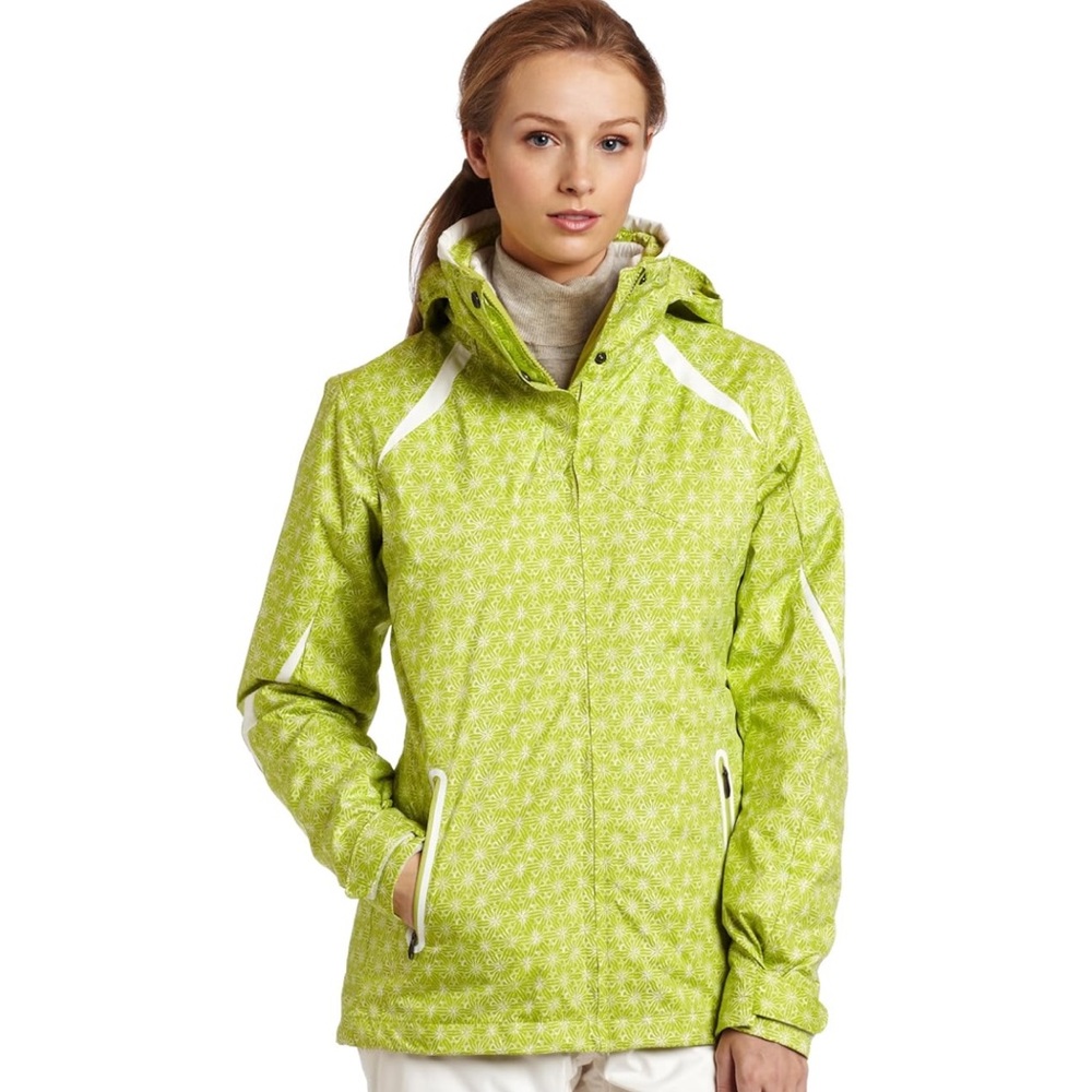[Columbia] New Women's Bugaboo Parka in Leapfrog & Sea Salt Print